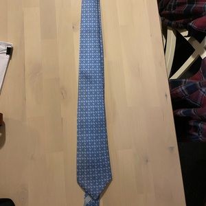 Ferragamo tie NWOT light blue
